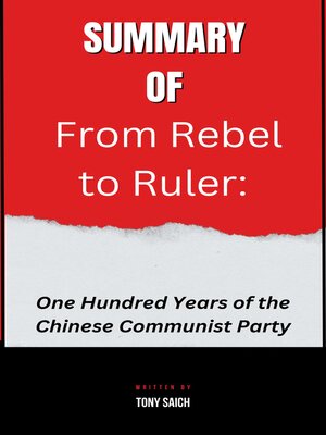 cover image of Summary  of  From Rebel to Ruler